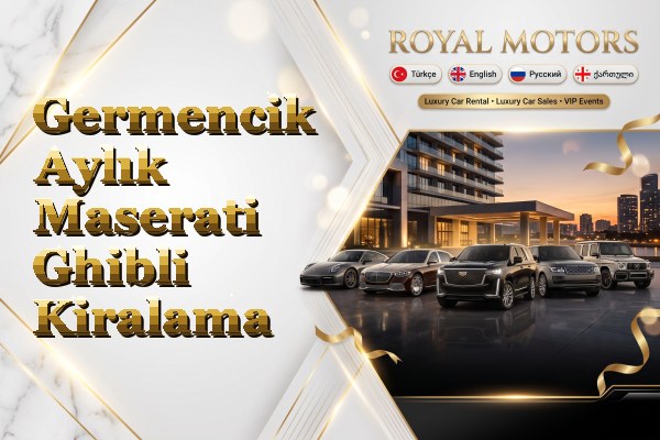 Germencik Aylık Maserati Ghibli Kiralama