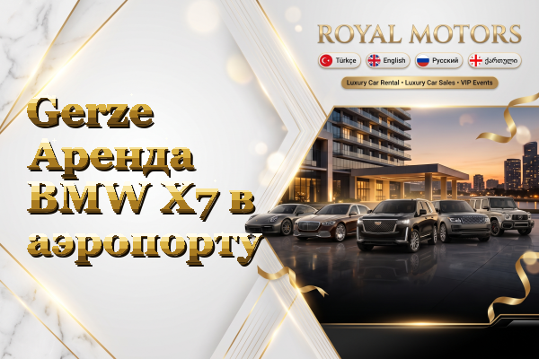 Gerze Аренда BMW X7 в аэропорту