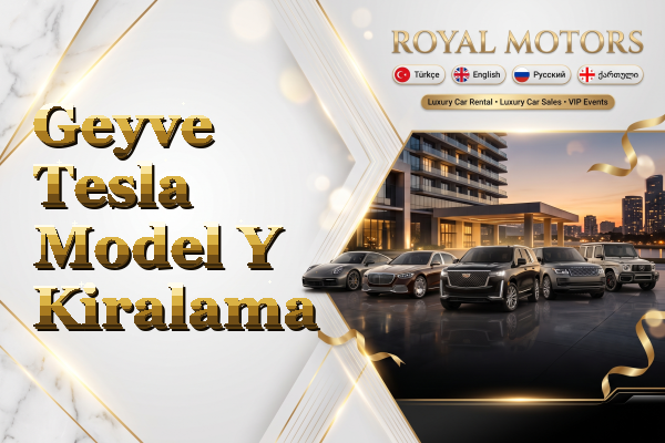 Geyve Tesla Model Y Kiralama