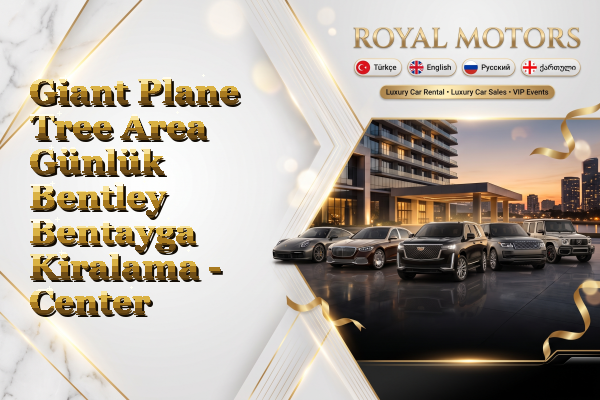 Giant Plane Tree Area Günlük Bentley Bentayga Kiralama - Center
