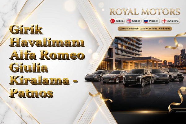 Girik Havalimanı Alfa Romeo Giulia Kiralama - Patnos