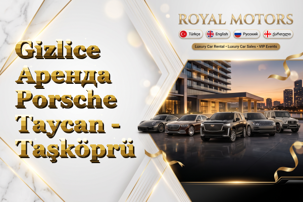 Gizlice Аренда Porsche Taycan - Taşköprü