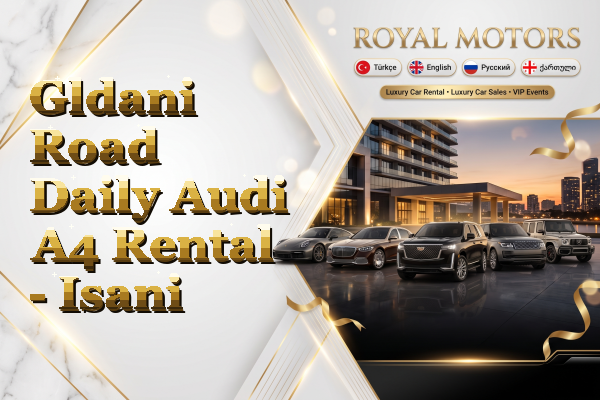 Gldani Road Daily Audi A4 Rental - Isani