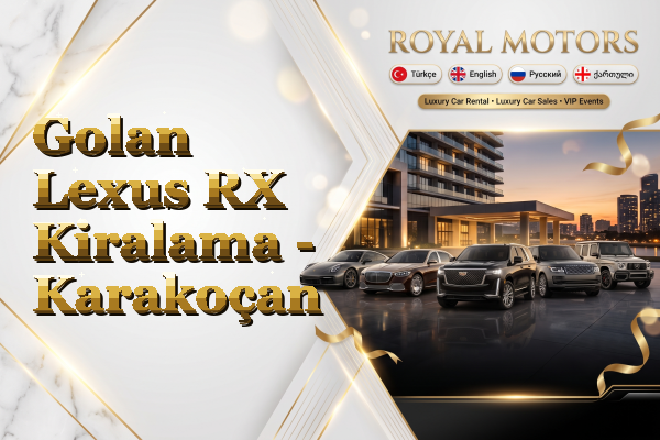 Golan Lexus RX Kiralama - Karakoçan