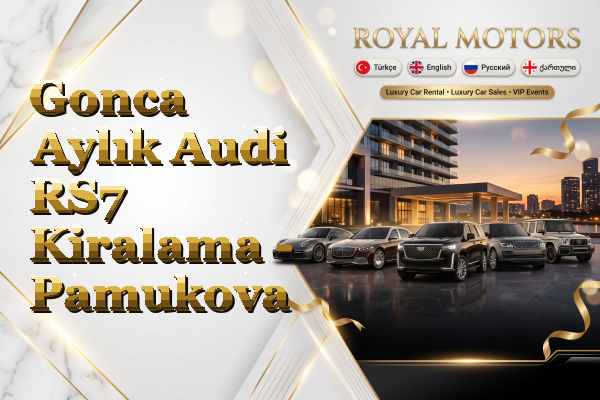 Gonca Aylık Audi RS7 Kiralama - Pamukova