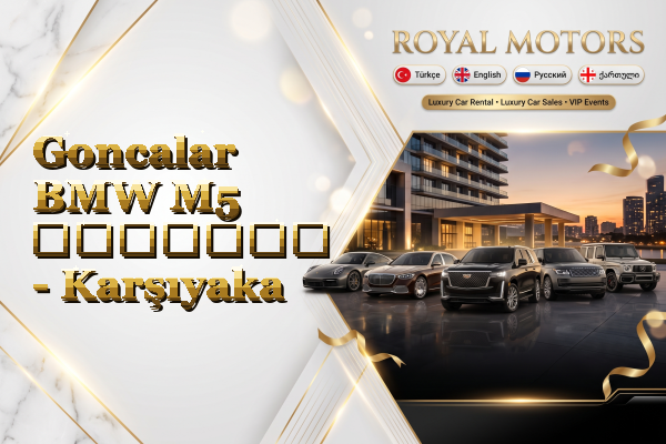Goncalar BMW M5 გაყიდვა - Karşıyaka