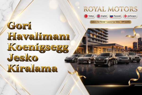 Gori Havalimanı Koenigsegg Jesko Kiralama