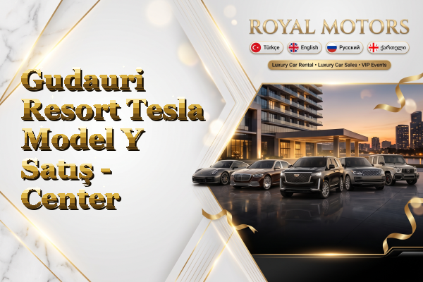 Gudauri Resort Tesla Model Y Satış - Center
