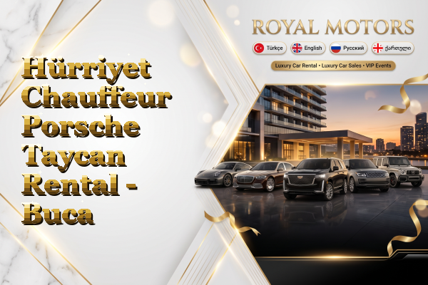 Hürriyet Chauffeur Porsche Taycan Rental - Buca