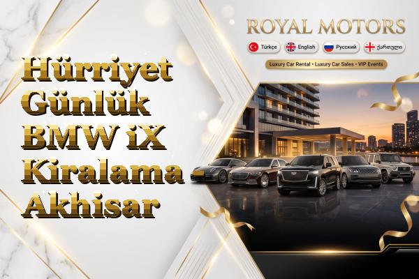 Hürriyet Günlük BMW iX Kiralama - Akhisar