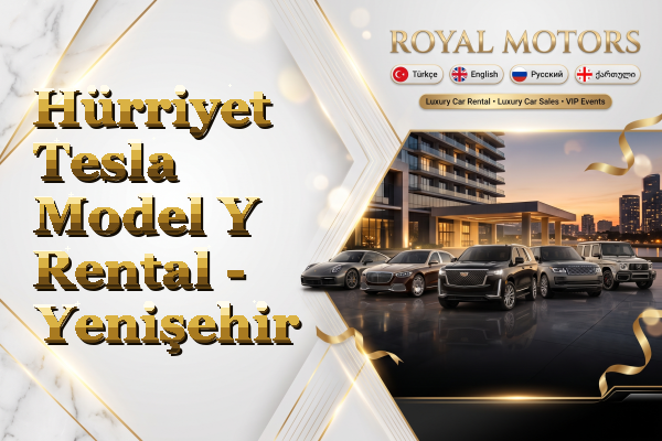 Hürriyet Tesla Model Y Rental - Yenişehir