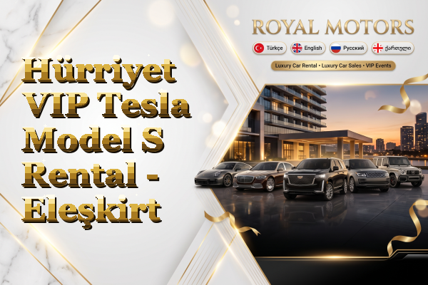 Hürriyet VIP Tesla Model S Rental - Eleşkirt