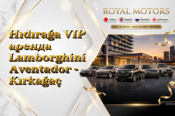 Hıdırağa VIP аренда Lamborghini Aventador - Kırkağaç
