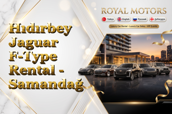 Hıdırbey Jaguar F-Type Rental - Samandağ