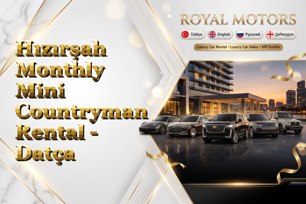 Hızırşah Monthly Mini Countryman Rental - Datça