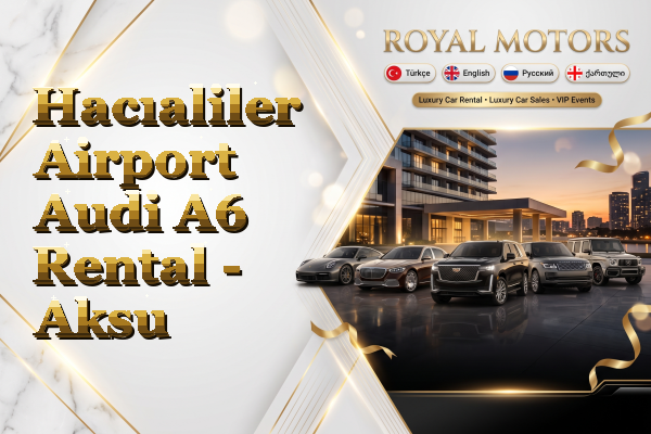 Hacıaliler Airport Audi A6 Rental - Aksu