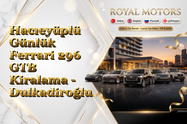 Hacıeyüplü Günlük Ferrari 296 GTB Kiralama - Dulkadiroğlu