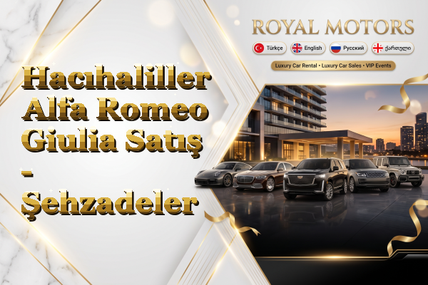 Hacıhaliller Alfa Romeo Giulia Satış - Şehzadeler