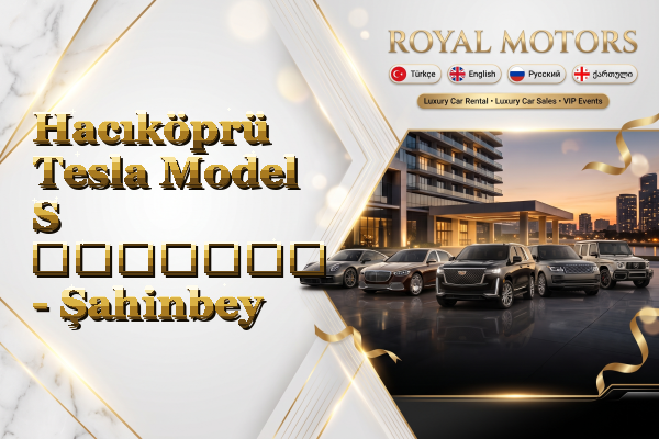 Hacıköprü Tesla Model S გაყიდვა - Şahinbey