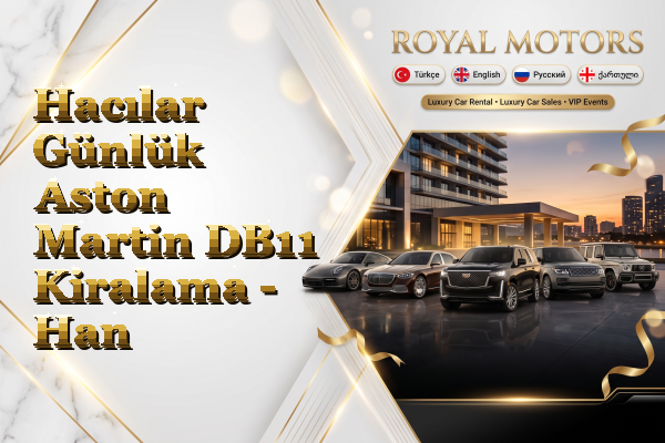 Hacılar Günlük Aston Martin DB11 Kiralama - Han