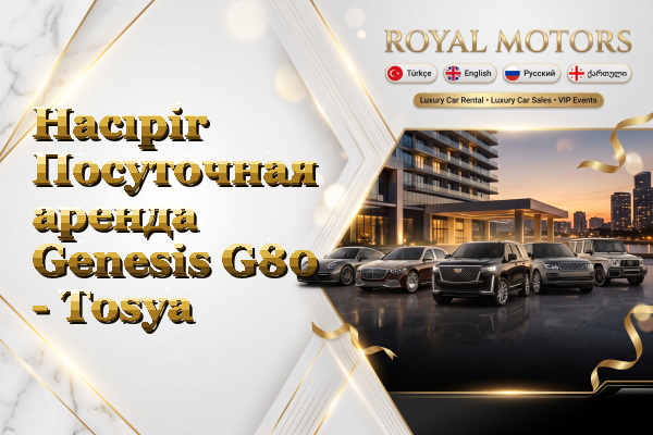 Hacıpir Посуточная аренда Genesis G80 - Tosya