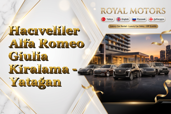 Hacıveliler Alfa Romeo Giulia Kiralama - Yatağan