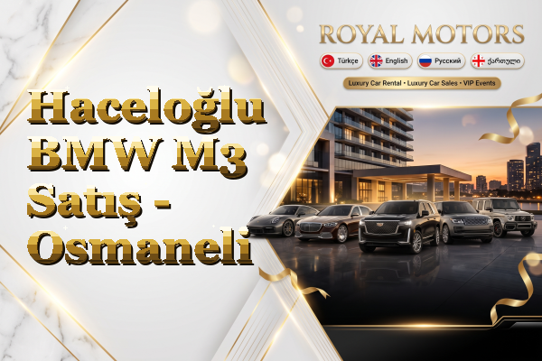 Haceloğlu BMW M3 Satış - Osmaneli