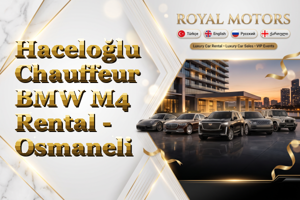 Haceloğlu Chauffeur BMW M4 Rental - Osmaneli