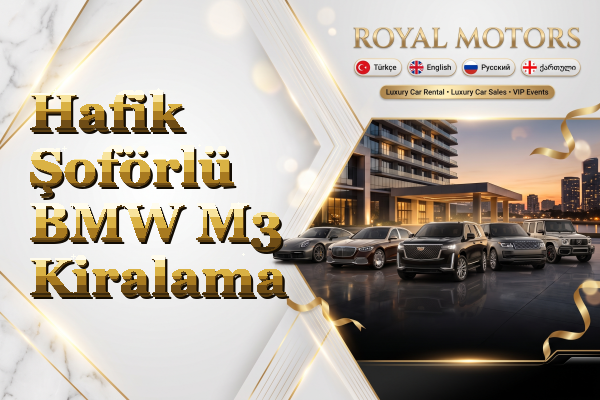 Hafik Şoförlü BMW M3 Kiralama