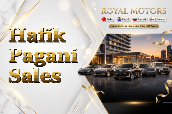 Hafik Pagani Sales