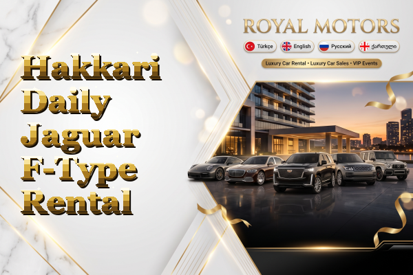 Hakkari Daily Jaguar F-Type Rental