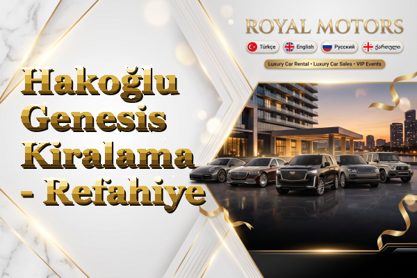 Hakoğlu Genesis Kiralama - Refahiye