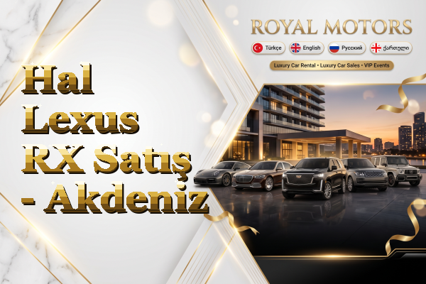Hal Lexus RX Satış - Akdeniz