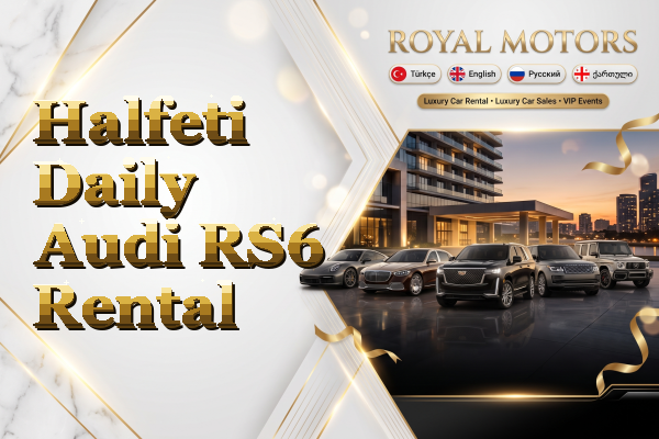 Halfeti Daily Audi RS6 Rental