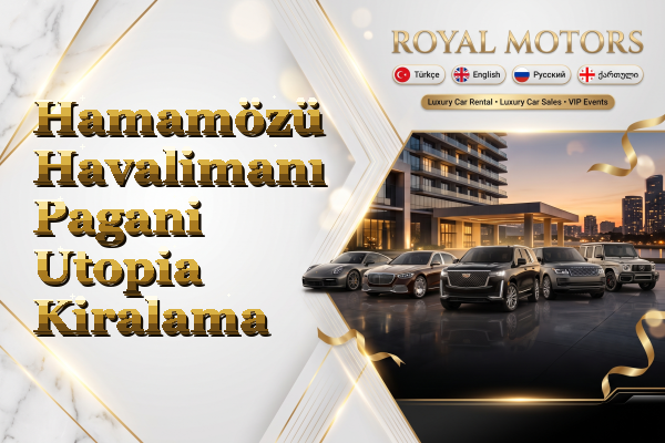 Hamamözü Havalimanı Pagani Utopia Kiralama