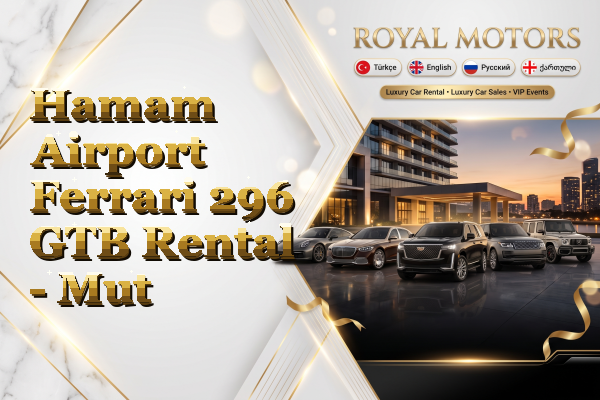 Hamam Airport Ferrari 296 GTB Rental - Mut