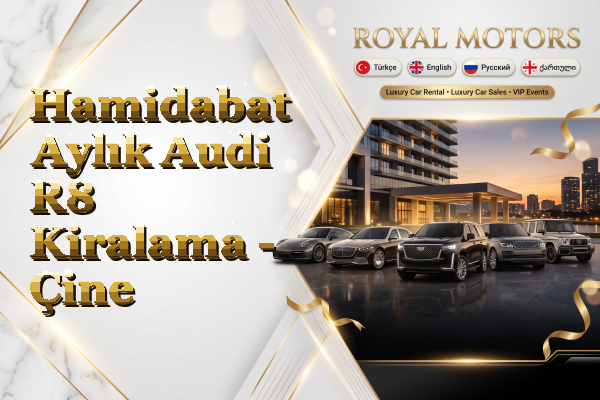 Hamidabat Aylık Audi R8 Kiralama - Çine
