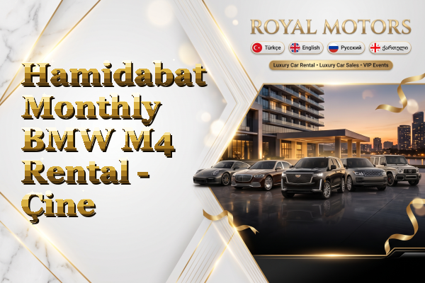 Hamidabat Monthly BMW M4 Rental - Çine