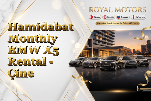 Hamidabat Monthly BMW X5 Rental - Çine