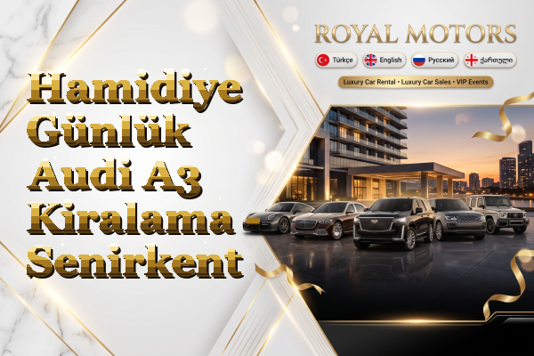 Hamidiye Günlük Audi A3 Kiralama - Senirkent