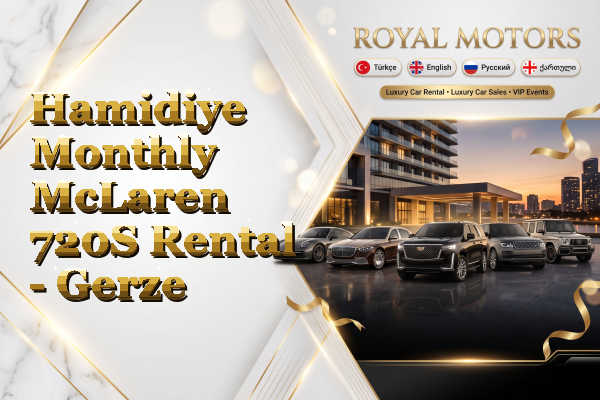 Hamidiye Monthly McLaren 720S Rental - Gerze