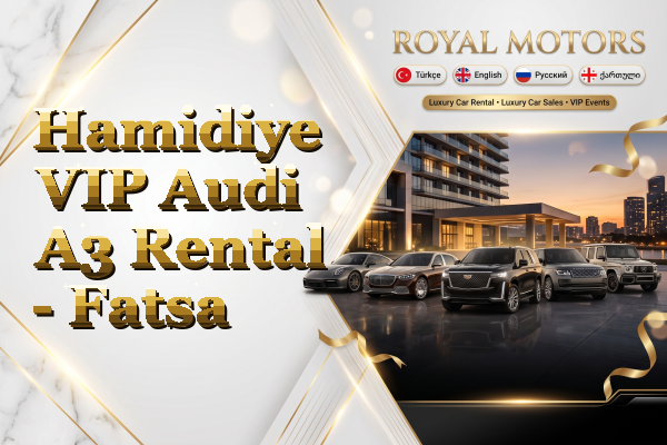 Hamidiye VIP Audi A3 Rental - Fatsa
