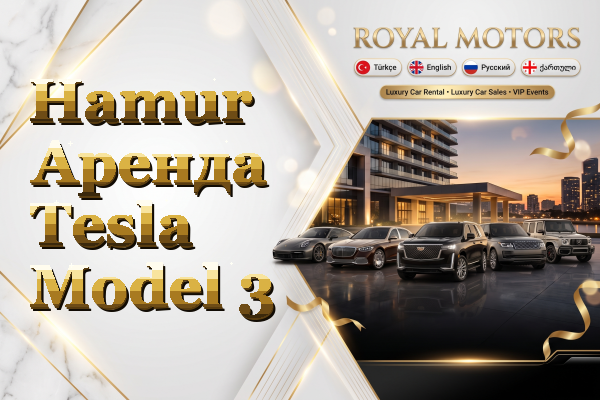 Hamur Аренда Tesla Model 3