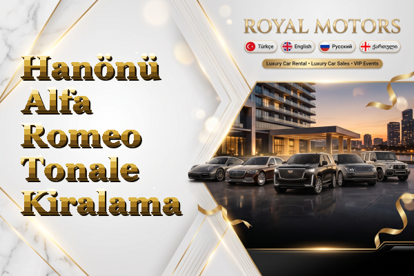 Hanönü Alfa Romeo Tonale Kiralama