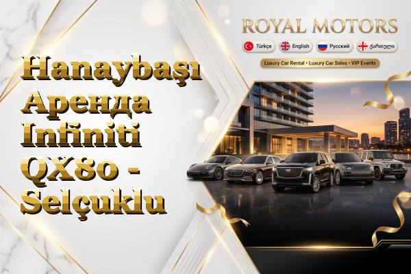 Hanaybaşı Аренда Infiniti QX80 - Selçuklu