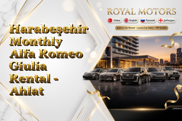 Harabeşehir Monthly Alfa Romeo Giulia Rental - Ahlat