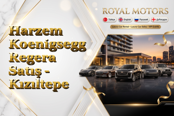 Harzem Koenigsegg Regera Satış - Kızıltepe