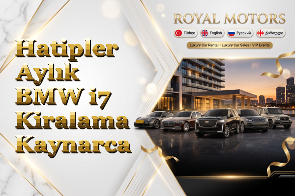 Hatipler Aylık BMW i7 Kiralama - Kaynarca