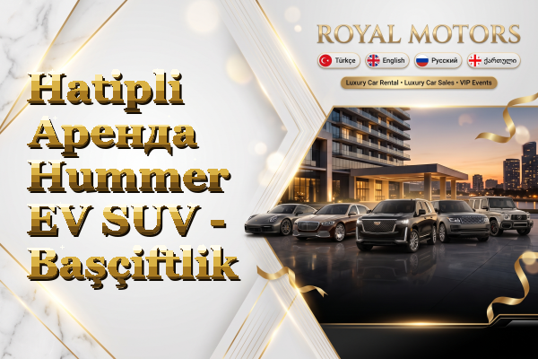 Hatipli Аренда Hummer EV SUV - Başçiftlik
