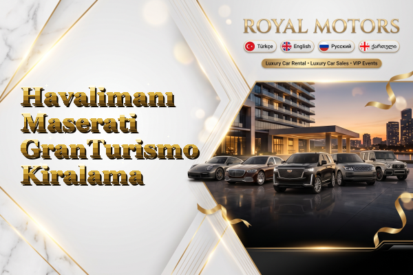Havalimanı Maserati GranTurismo Kiralama